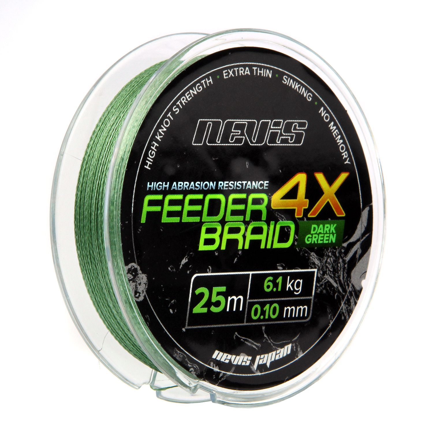 Fir Multifilament Nevis Feeder Braid 25m