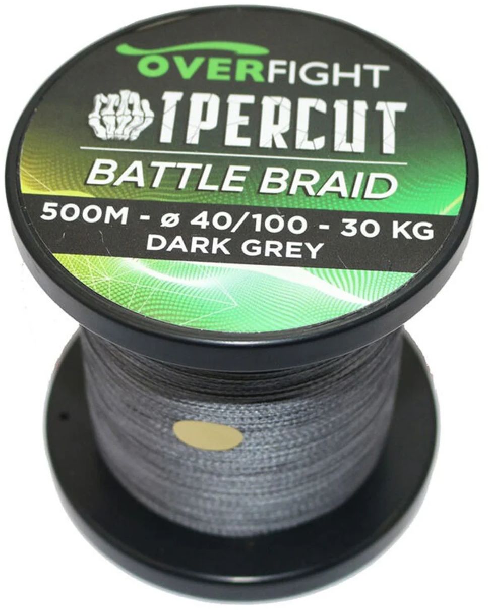 Fir Multifilament OVERFIGHT Ipercut Battle 4X Gri 500m