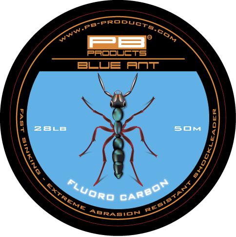 Fir PB Products Shockleader Fluoro Carbon Blue Ant, 27lb, 50m 