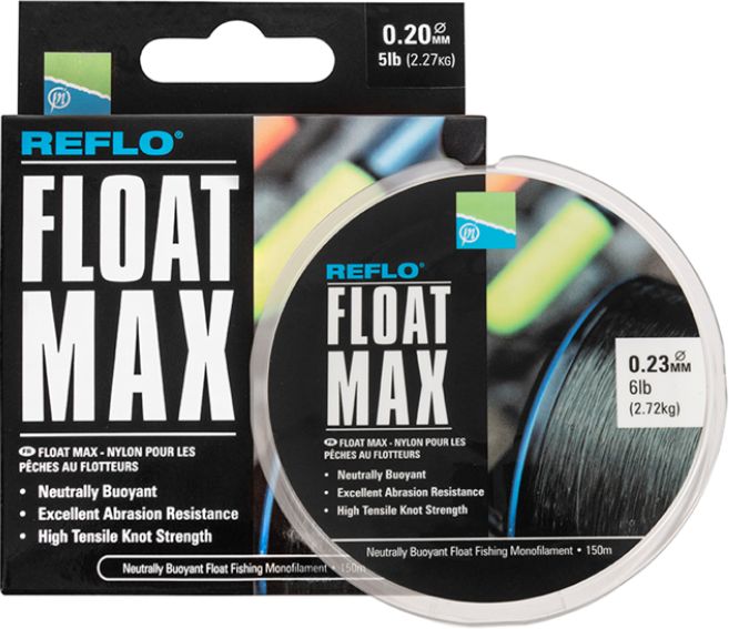 Fir PRESTON Monofilament Float Max Float Fishing Mono 150m