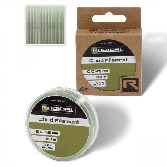 Fir Radical Chod Filament 20m 0.45mm Light Green