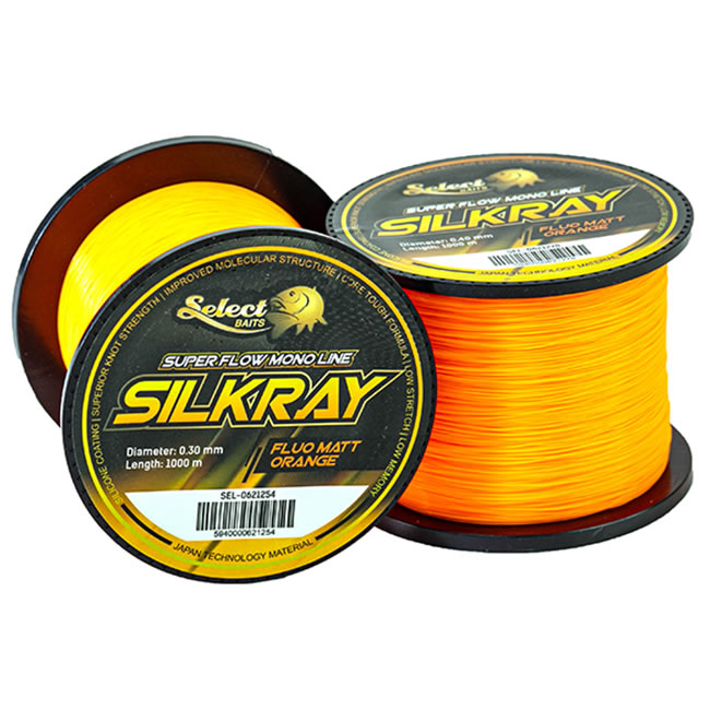 Fir Select Baits SilkRay Fluo Matt Orange 0.30/1000m