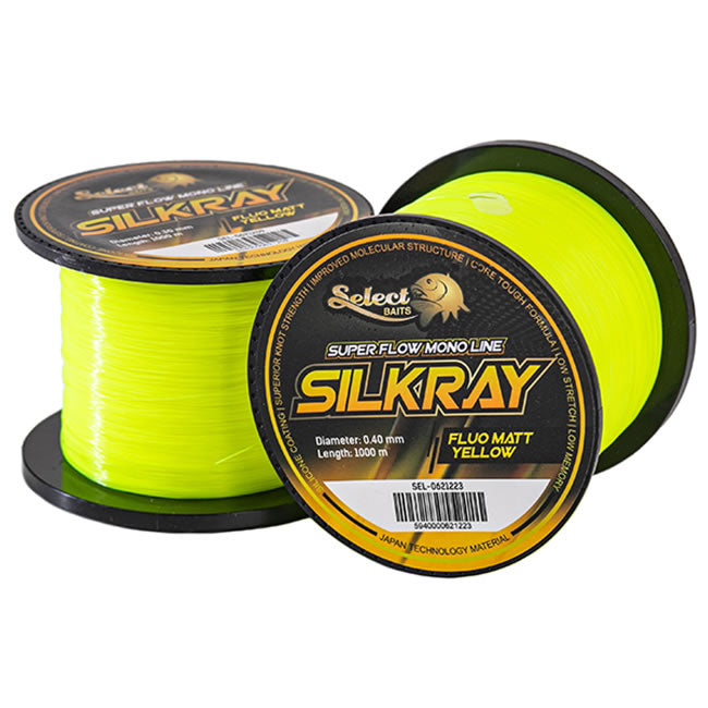 Fir Select Baits SilkRay Fluo Matt Yellow 0.26/1000m