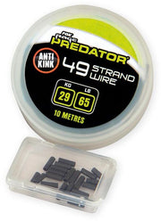 Fir Struna FOX RAGE 49 Strand Steel Wire, Crimps Size 1, 29kgs/65lbs, 10m