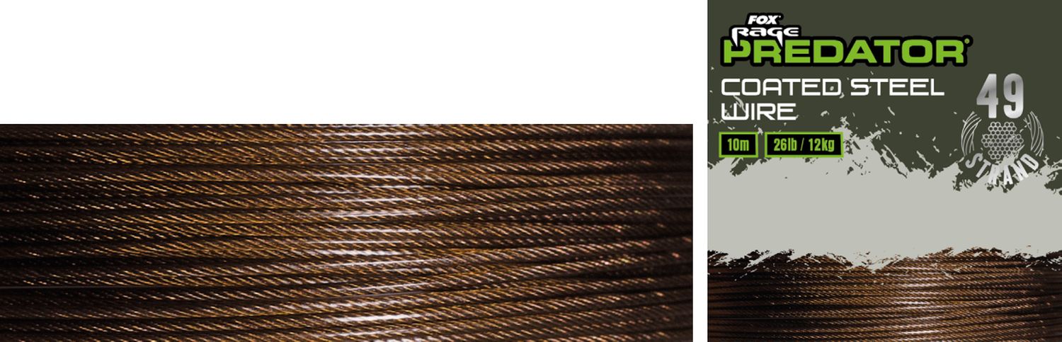 Fir Struna Fox Rage 49-S Coated Steel Wire, 65lb/29kg, 10m 