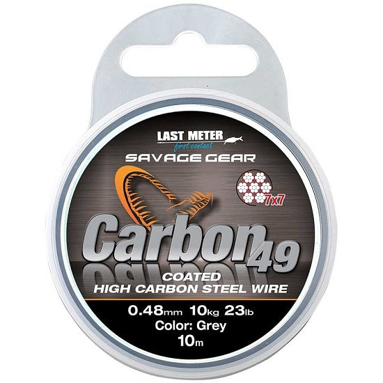 Fir Struna Savage 7x7 Carbon49, Grey, 0.70mm, 23kg, 10m