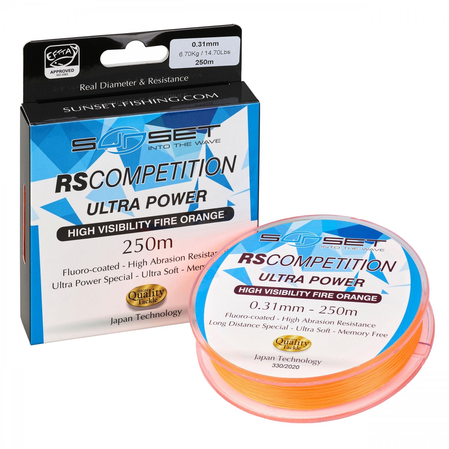 Fir Sunset RS Competition Ultra Power Hi-Visibility Orange 250m