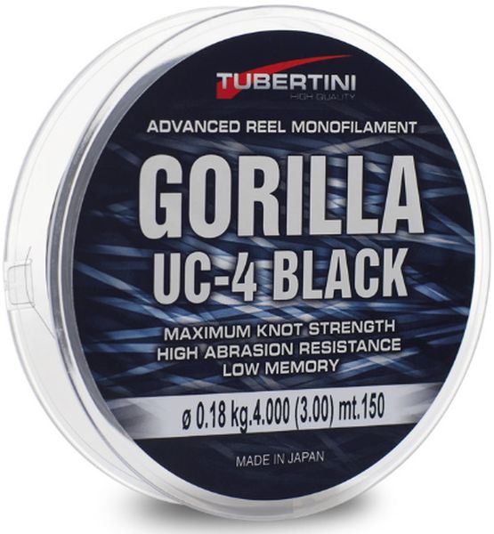 Fir TUBERTINI Gorilla UC-4 Monofilament Black 350m