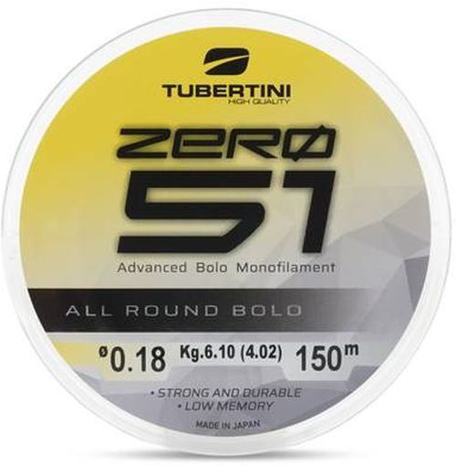 Fir TUBERTINI Zero 51 All Round Bolo, 7.2kg, 0.30mm, 1000m