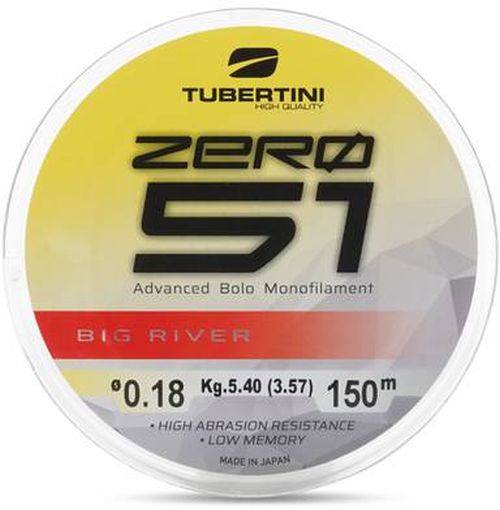 Fir TUBERTINI Zero 51 Big River, 5.4kg, 0.22mm, 1000m