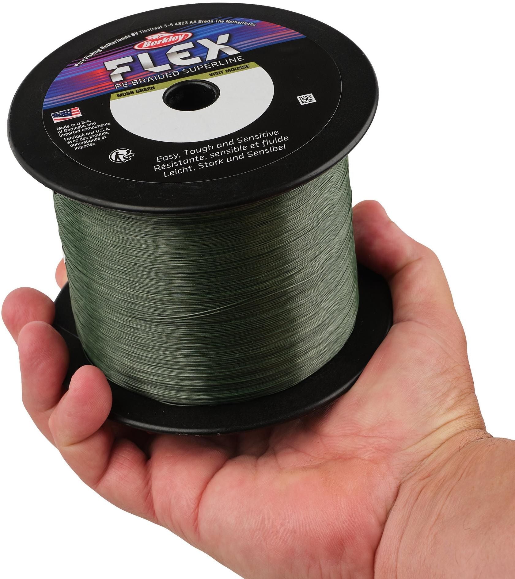 Fir Textil BERKLEY Flex Braid, Moss Green, 0.14mm, 3.6kg, 275m