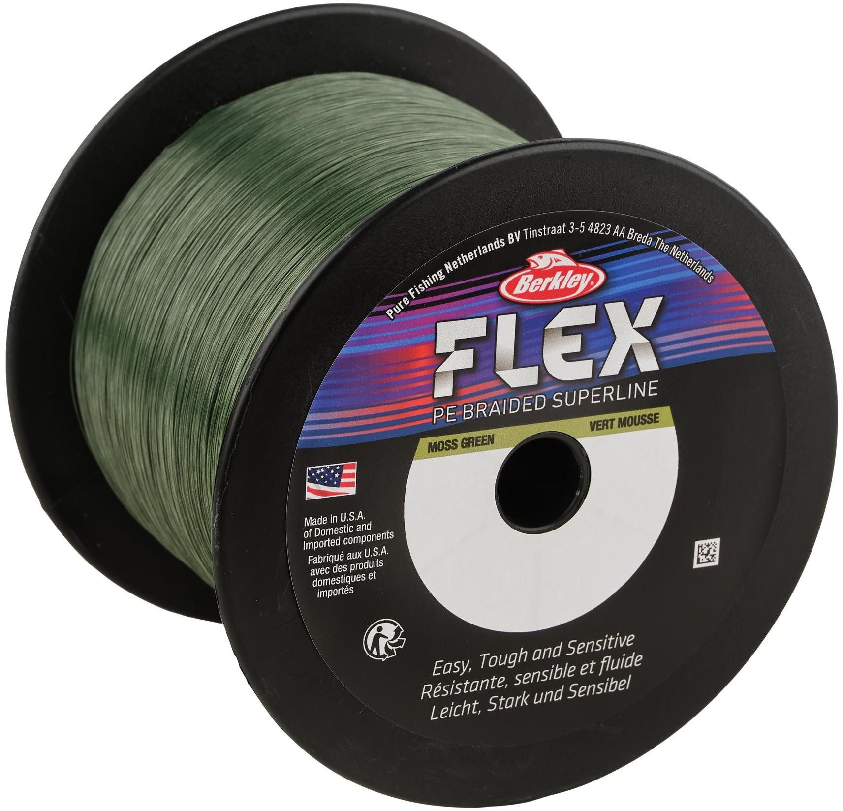 Fir Textil BERKLEY Flex Braid, Moss Green, 0.20mm, 6.8kg, 2000m
