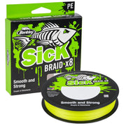 Fir Textil BERKLEY Sick Braid, Flame Green, 0.10mm, 7.50kg 2000m