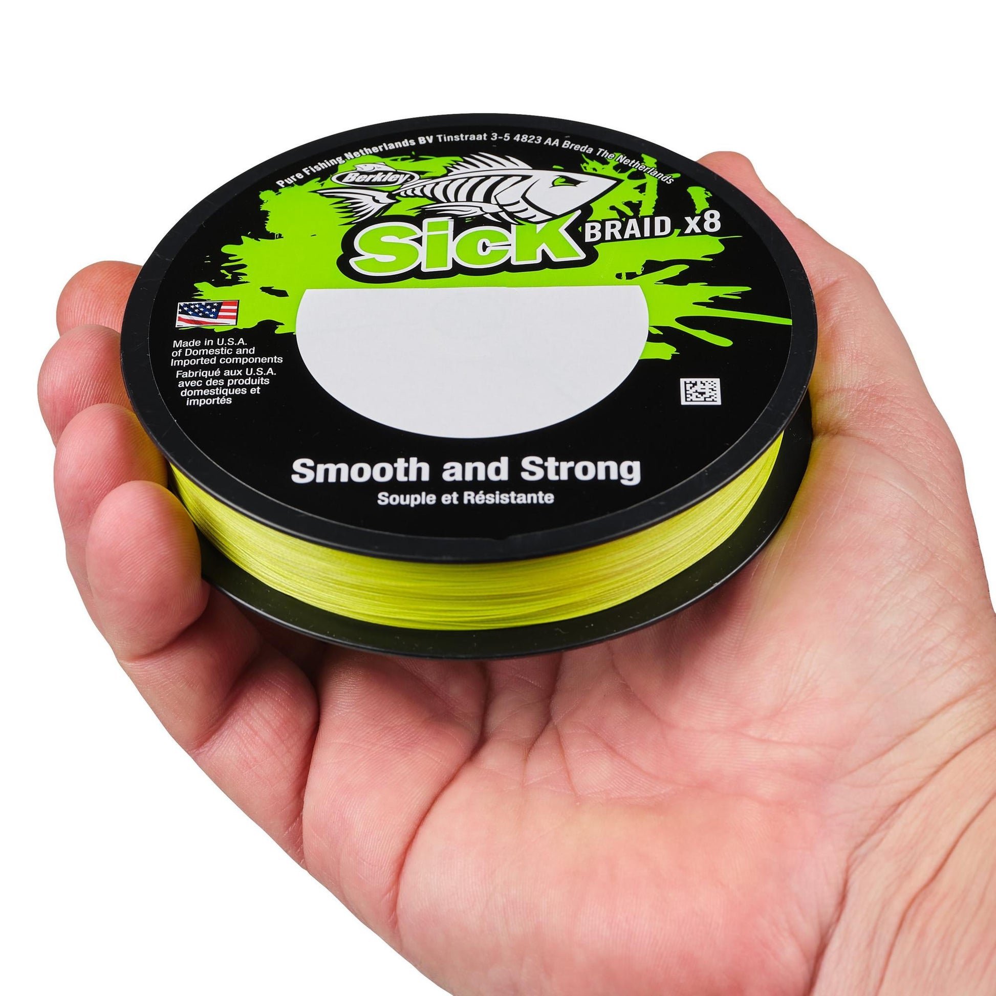 Fir Textil BERKLEY Sick Braid, Flame Green, 0.14mm, 16.50kg 2000m