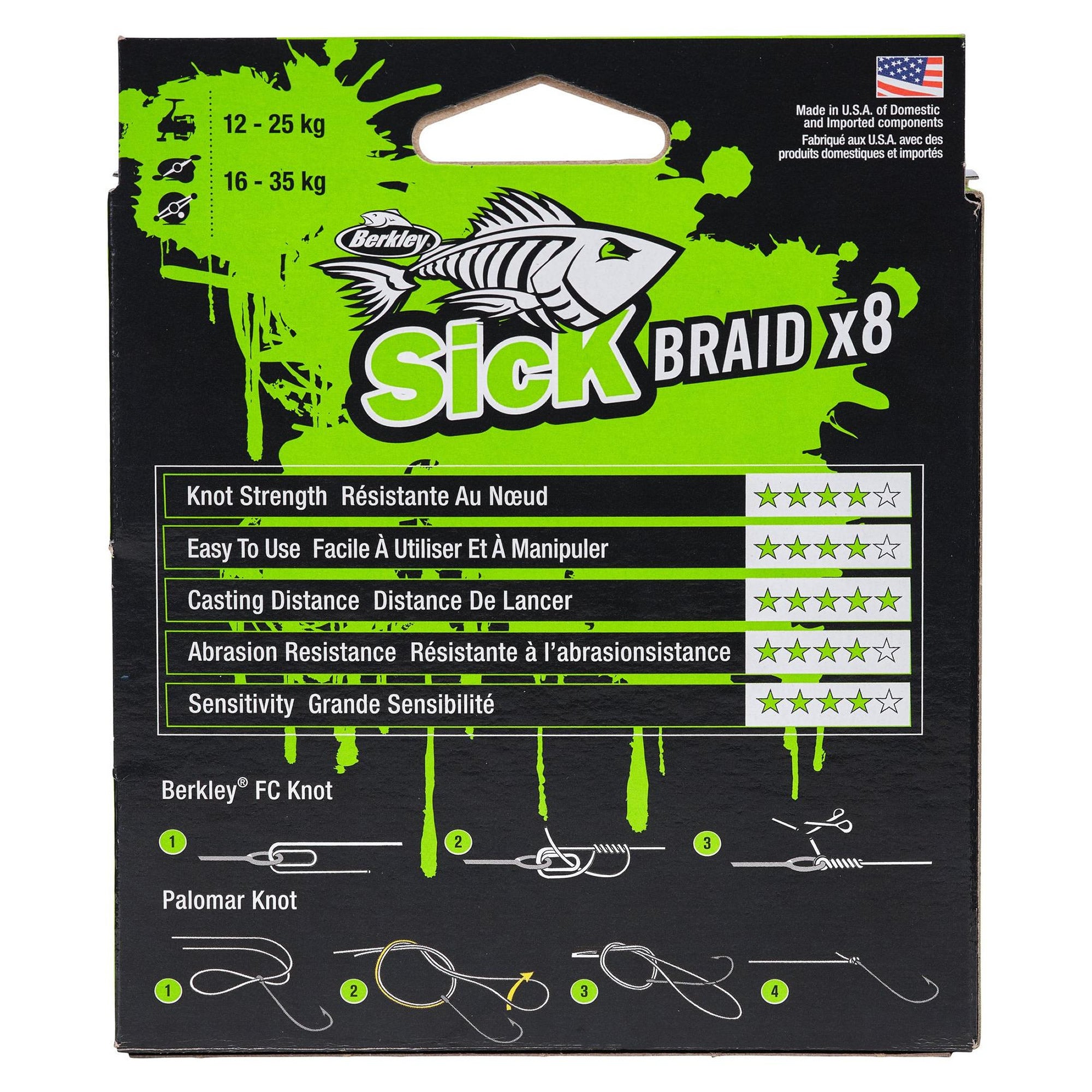 Fir Textil BERKLEY Sick Braid, Red, 0.12mm, 11.20kg 2000m