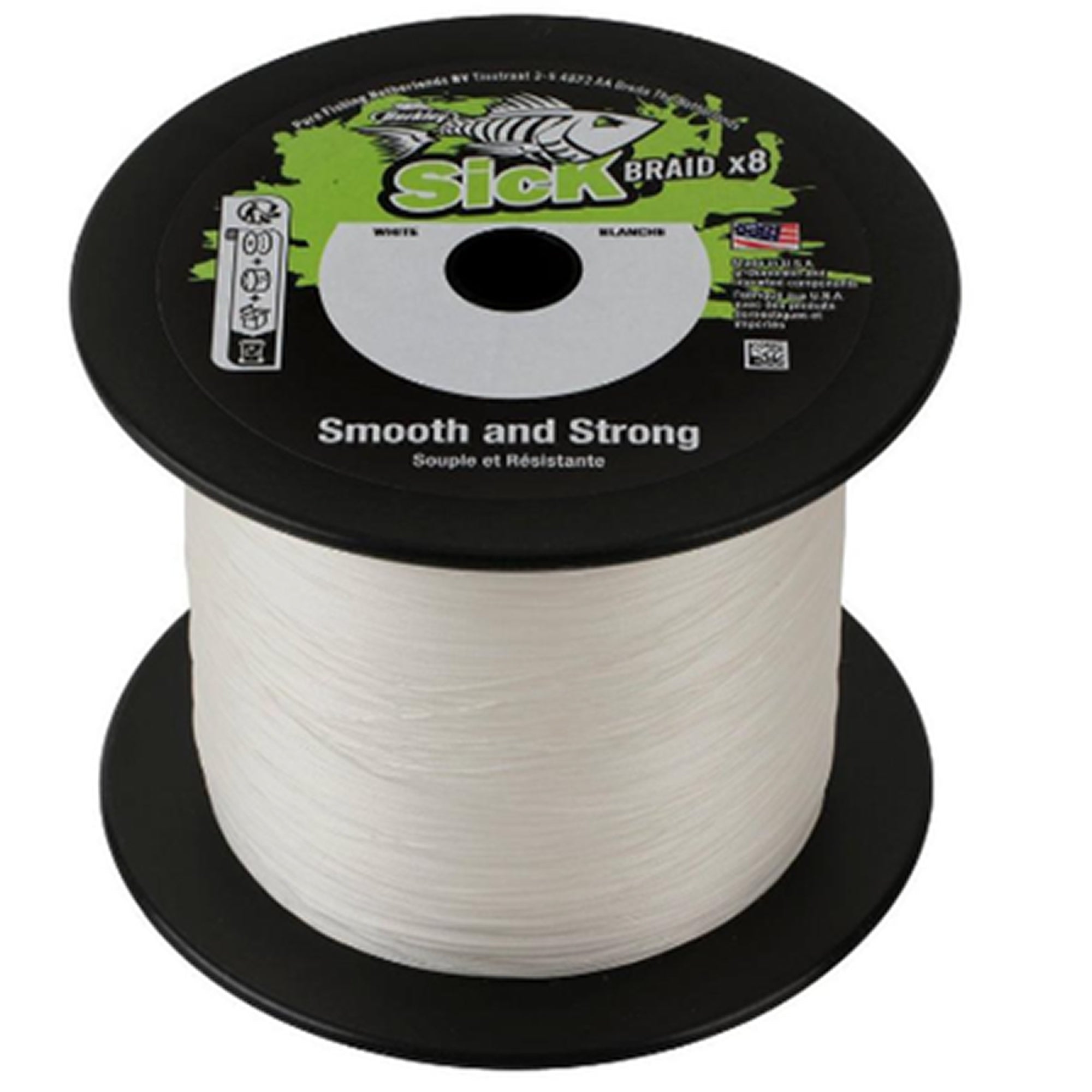 Fir Textil BERKLEY Sick Braid, White, 2000m, 0.10mm, 7.5kg