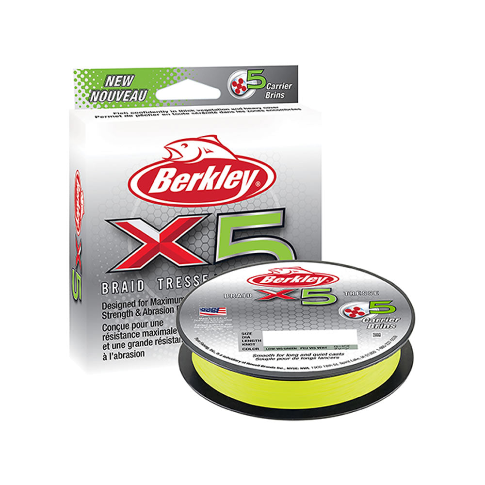 Fir Textil BERKLEY Superline X5 Flame Green, 300m, 0.06mm, 6.40kg