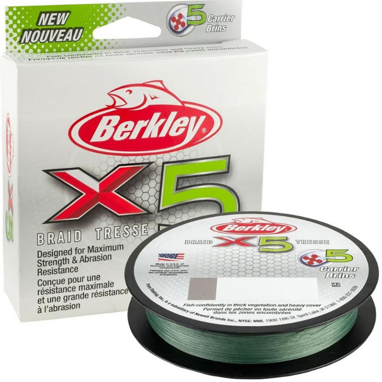 Fir Textil BERKLEY Superline X5 Low vis Green, 150m, 0.06mm, 6.40kg
