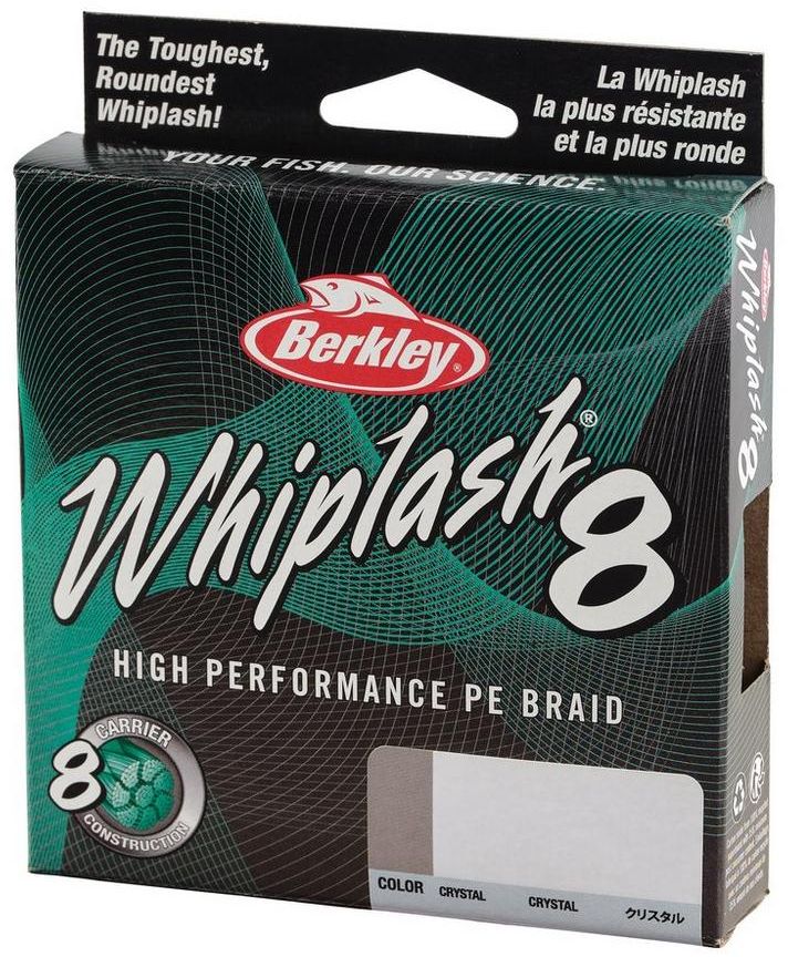 Fir Textil BERKLEY Whiplash 8, Crystal, 0.14mm, 19.2kg, 300m