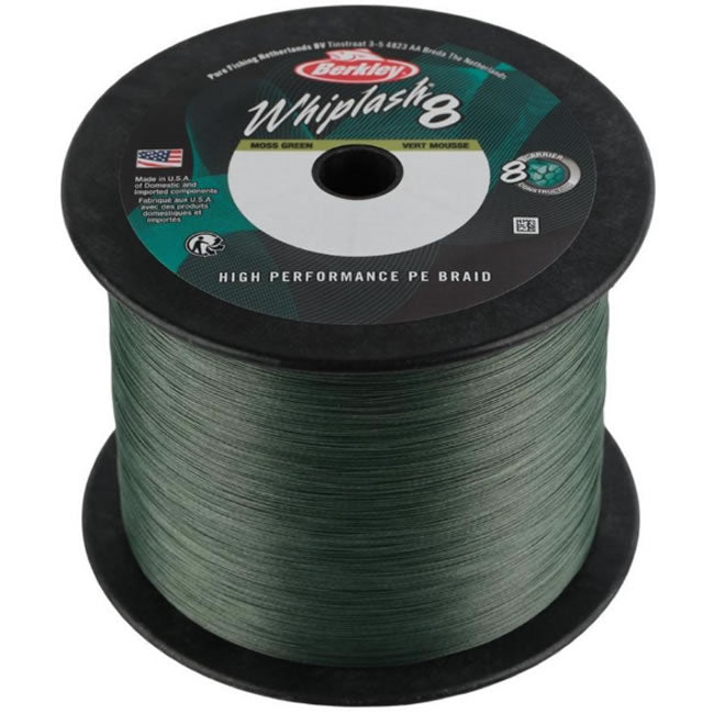 Fir Textil BERKLEY Whiplash 8 PE, Green, 2000m, 0.06mm, 10.7kg