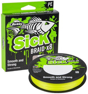 Fir Textil Berkley Sick Braid, HV Yellow, 150m, 0.19mm, 18kg