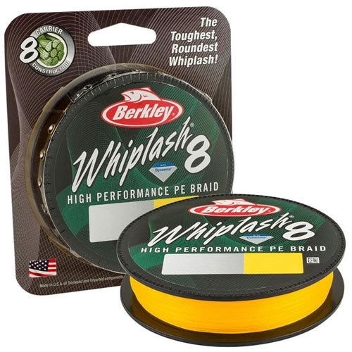 Fir Textil Berkley Whiplash 8, Yellow, 150m, 0.12mm, 17.5kg