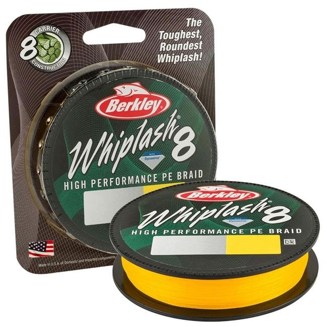 Fir Textil Berkley Whiplash 8, Yellow, 150m, 0.16mm, 20.8kg