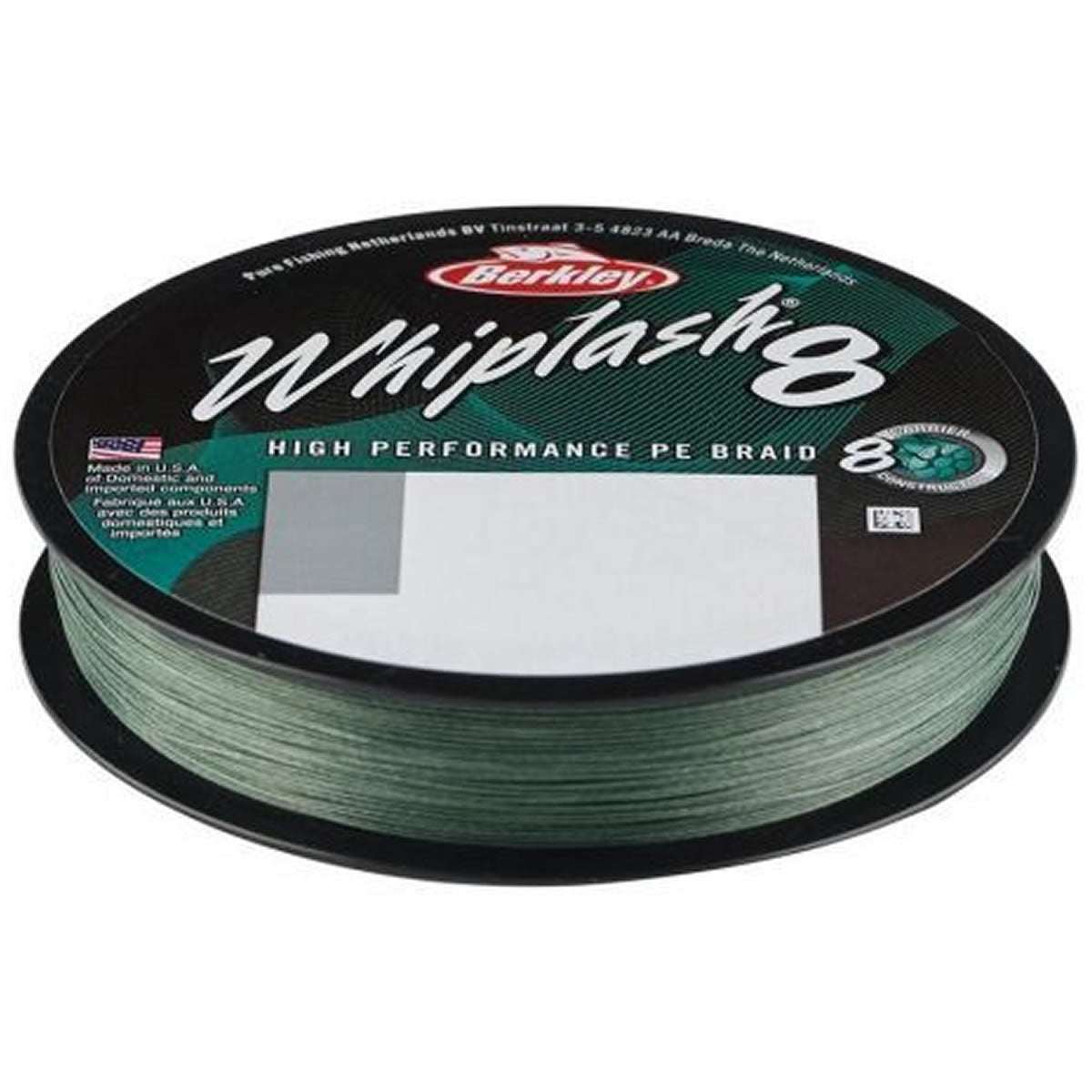 Fir Textil Berkley Whiplash8, Green, 150m, 0.25mm, 40.0kg