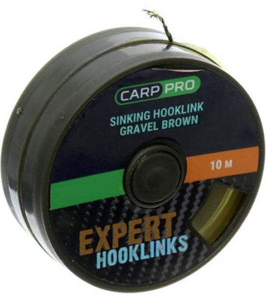 Fir Textil CARP PRO Sinking Hooklink Gravel Brown 10m