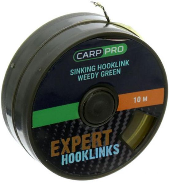 Fir Textil CARP PRO Sinking Hooklink Weedy Green 10m
