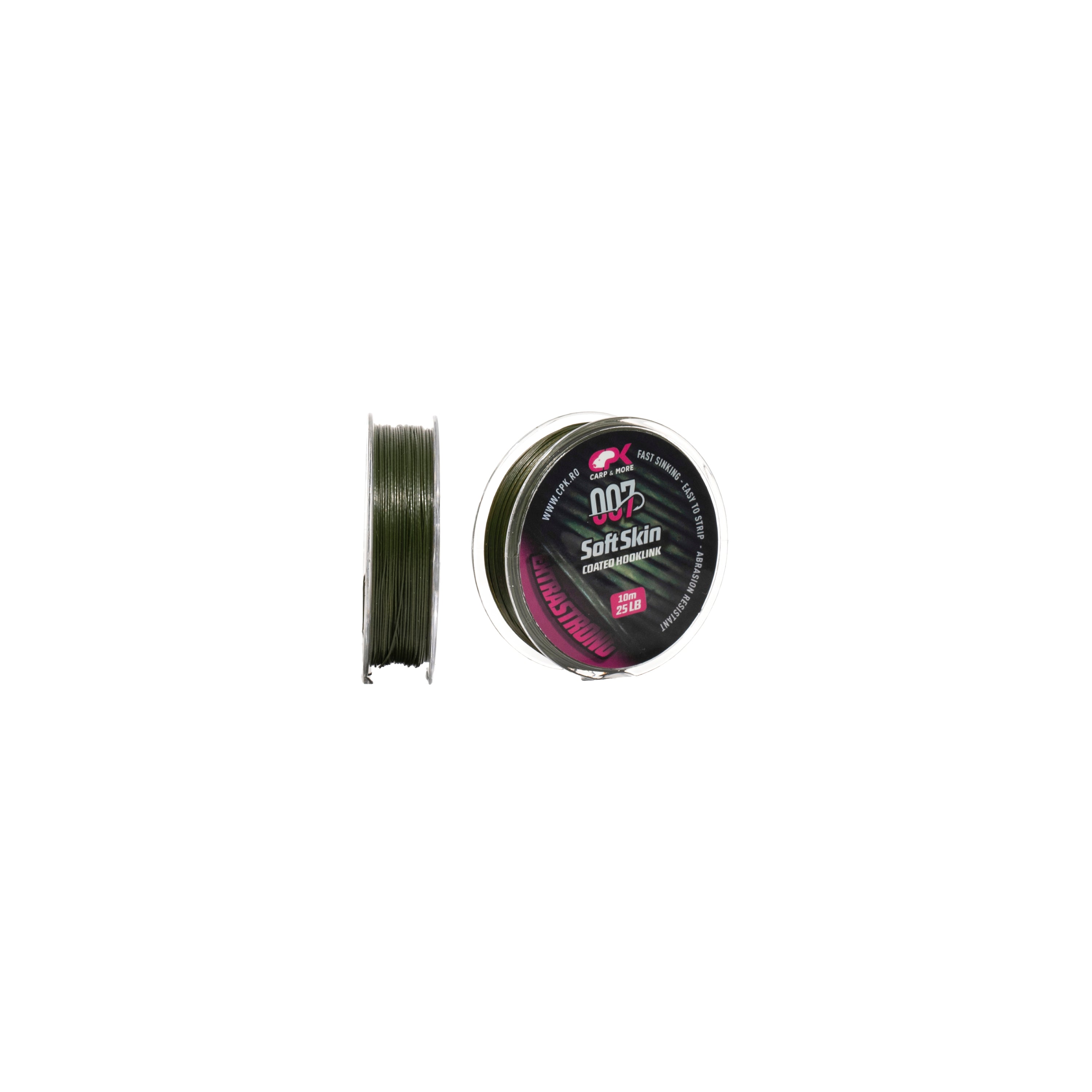 Fir Textil CPK Soft Skin Hooklink 25 Lb Green 10m