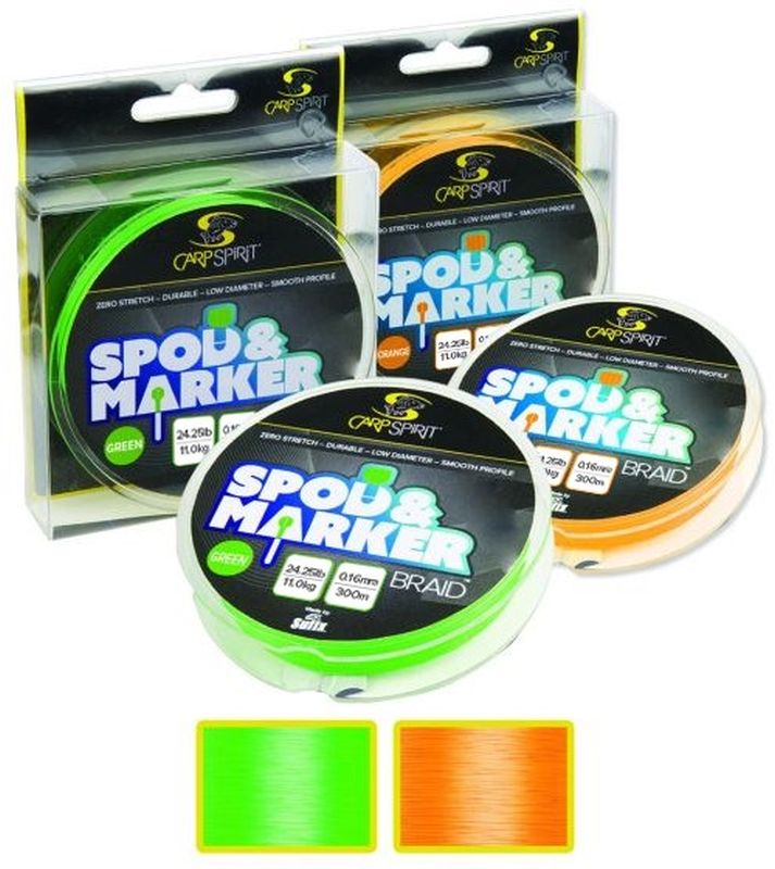 Fir Textil Carp Spirit Spod And Marker Braid, Green, 30lbs, 0.16mm, 300m