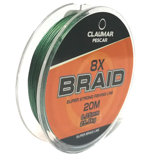 Fir Textil Claumar Pescar 8X Super Braid Strong 20M 15.0Kg 0.14MM