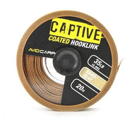 Fir Textil Cu Camasa Avid Carp Captive Coated Hooklink 20m Sand Clay