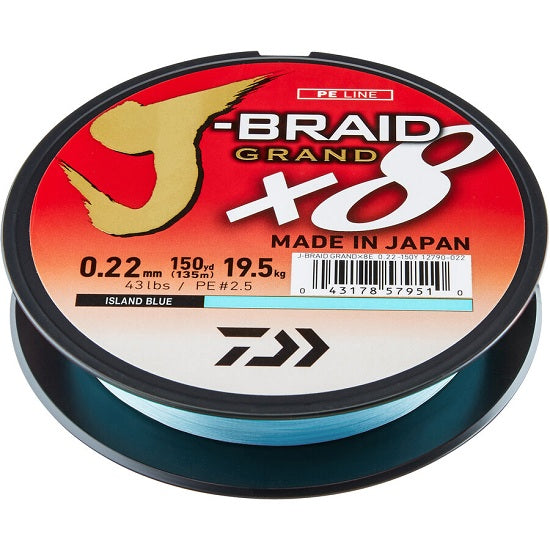 Fir Textil Daiwa J-Braid Grand X8 Albastru 135m