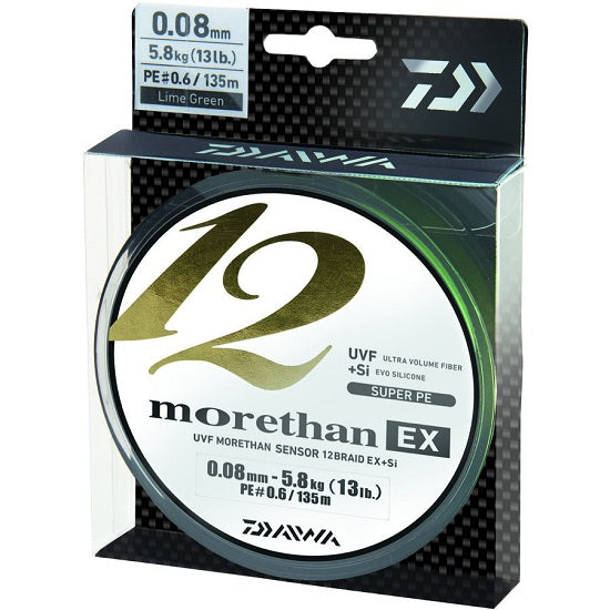 Fir Textil Daiwa Morethan 12 Braid EX+SI 135m