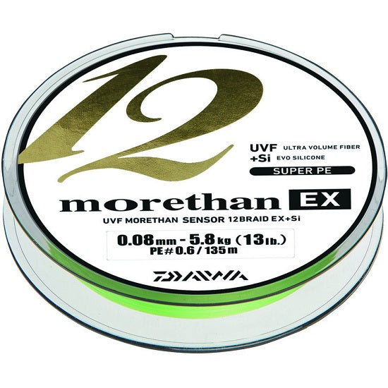 Fir Textil Daiwa Morethan 12 Braid EX+SI 135m
