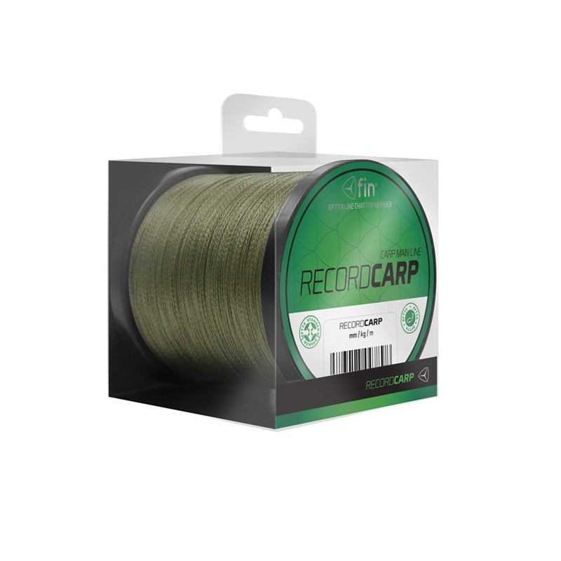 Fir Textil Delphin FIN RECORD CARP 1000m Verde 0.20mm 10.0kg