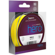 Fir Textil Delphin HERO 8 Galben Fluo, 0.50mm, 36.40kg, 1000m