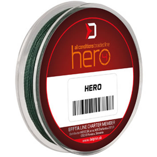 Fir Textil Delphin HERO Verde, 0.16mm, 10.00kg, 15m