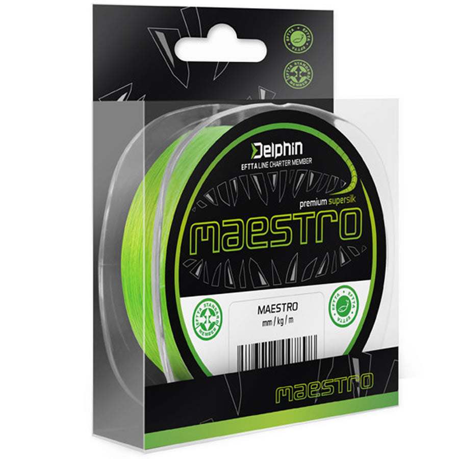 Fir Textil Delphin MAESTRO Verde Fluo 150m