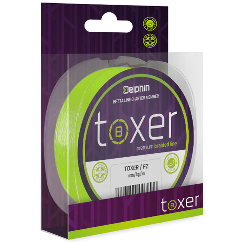 Fir Textil Delphin TOXER Verde Fluo, 0.20mm, 11kg, 80m