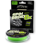 Fir Textil FORMAX Attack Spinbraid 8X Fluo Green 150m