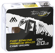 Fir Textil Fast Sinking Premium Braid Camo Brown 20Lb 10M
