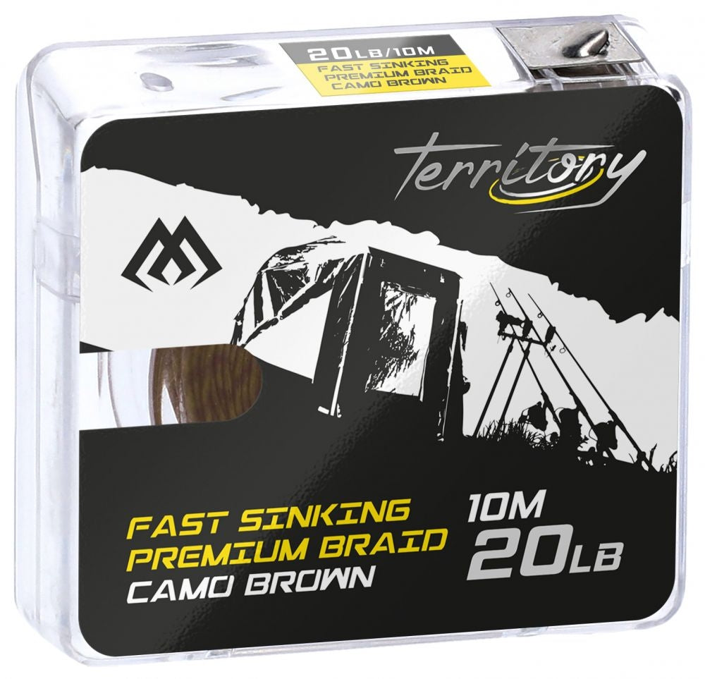 Fir Textil Fast Sinking Premium Braid Camo Brown 20Lb 10M
