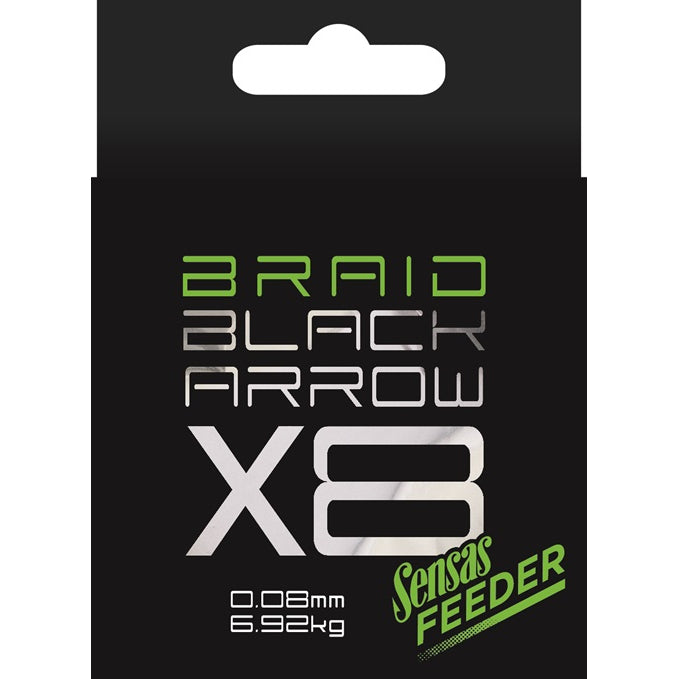 Fir Textil Feeder SENSAS Black Arrow X8 Braid 150m