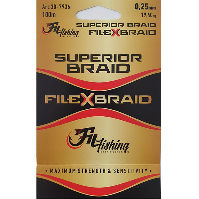 Fir Textil FilFishing FileXBraid (Powerful) 100m, 0.25mm, 19.40kg
