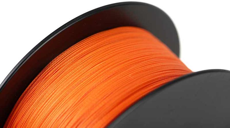 Fir Textil Fox Submerge Sinking Braid, Orange, 29.5kg, 65lbs, 0.38mm, 600m