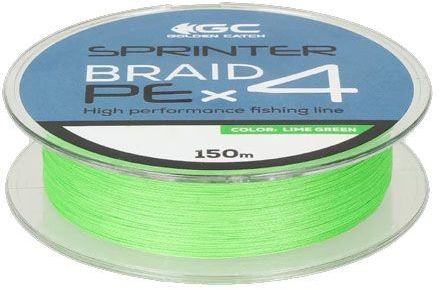 Fir Textil GOLDEN CATCH Sprinter PE X4 Lime Green 150m