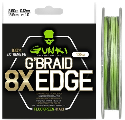 Fir Textil GUNKI G Braid 8X Edge Camo 135m